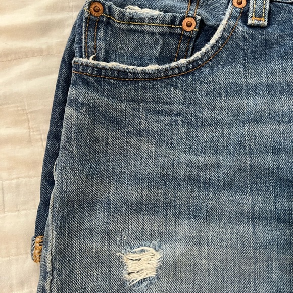 LEVIS 501 LOT OF 3 mid rise jean shorts size 29W - Picture 7 of 12